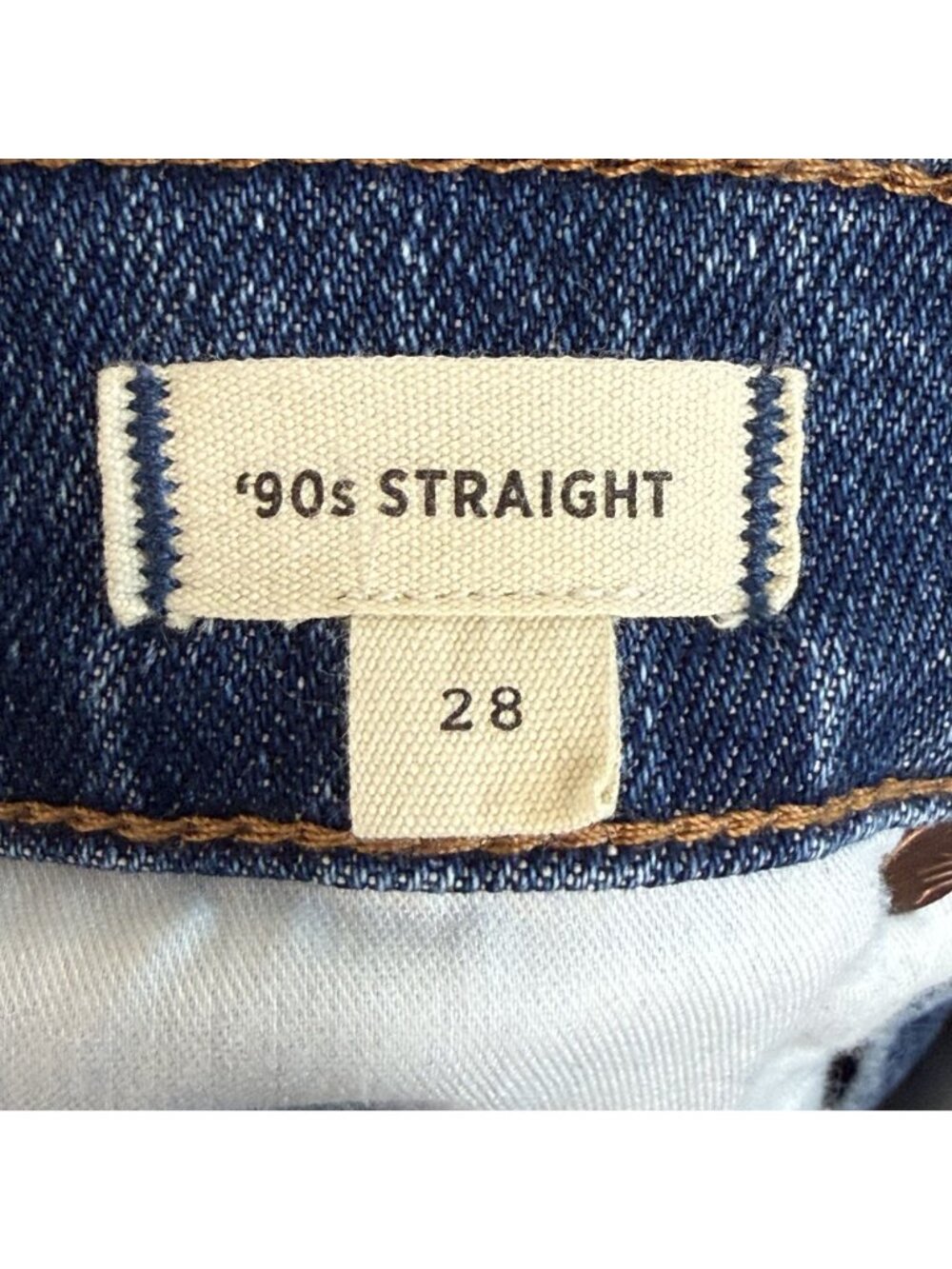 Madewell 90s Straight Jeans, 28 - Picture 5 of 7